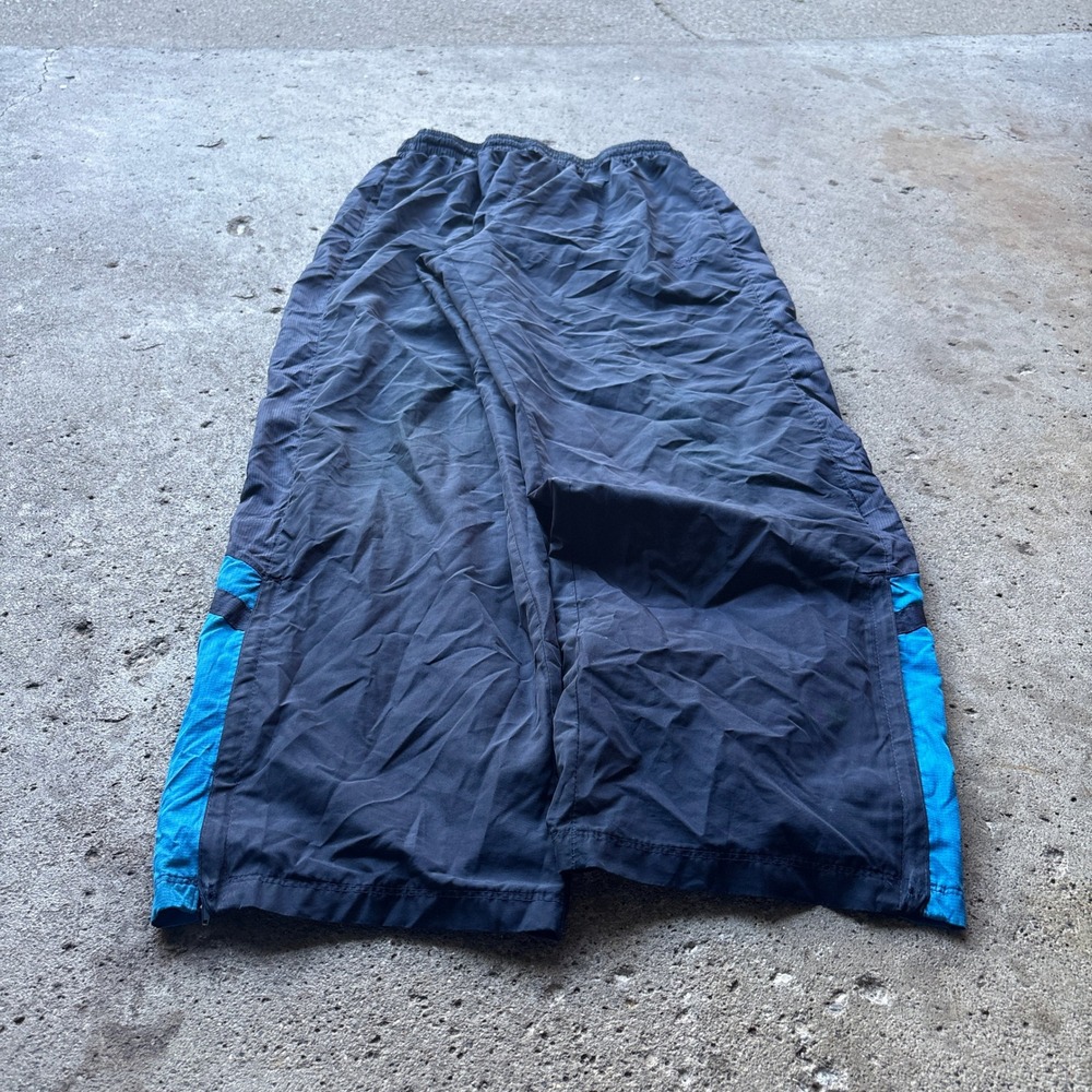 Starter Mens Navy Blue Track Pants Mesh Lined Windbreaker Size M 32-34